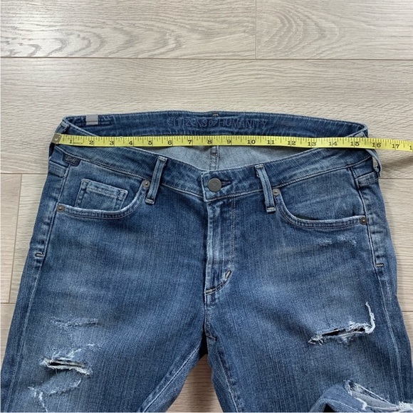 Citizens of Humanity The Racer Skinny Jeans in Distressed Gaze - Picture 10 of 12